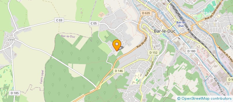 localisation de l'entreprise SCI MARGOT à BAR-LE-DUC