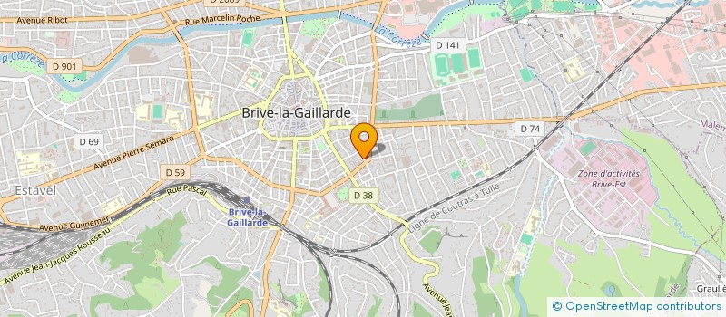 localisation de l'entreprise SCI MARGOT  BRIVE-LA-GAILLARDE