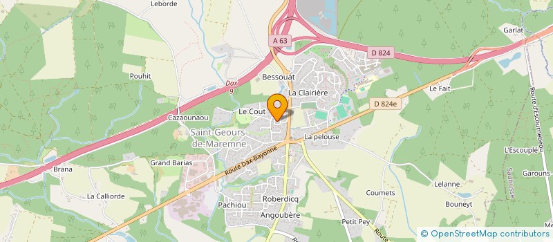 localisation de l'entreprise SCI MARGOT  SAINT-JEAN-DE-MARSACQ