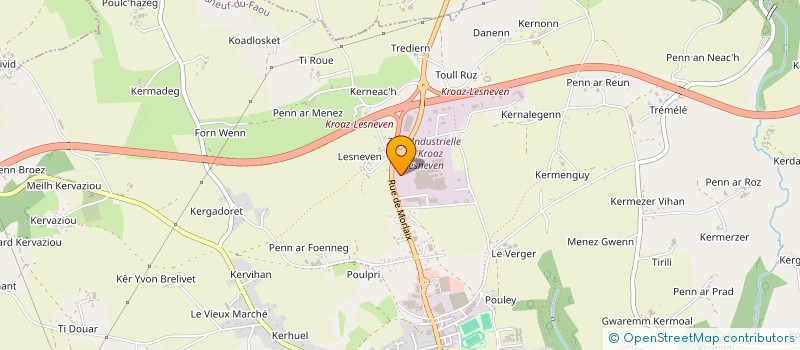 localisation de l'entreprise SCI MARGOT à CHATEAUNEUF-DU-FAOU