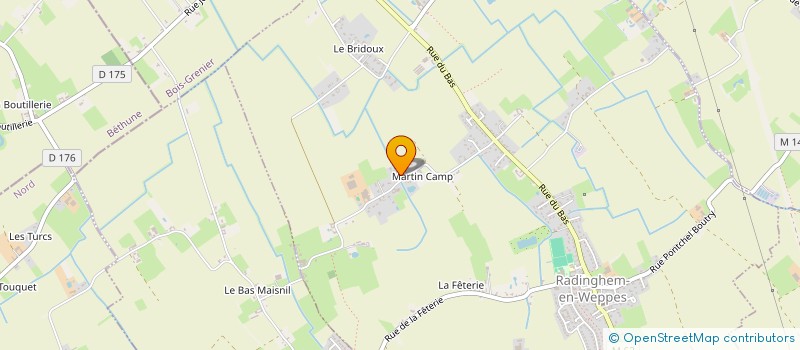 localisation de l'entreprise SCI MARGOT  RADINGHEM-EN-WEPPES