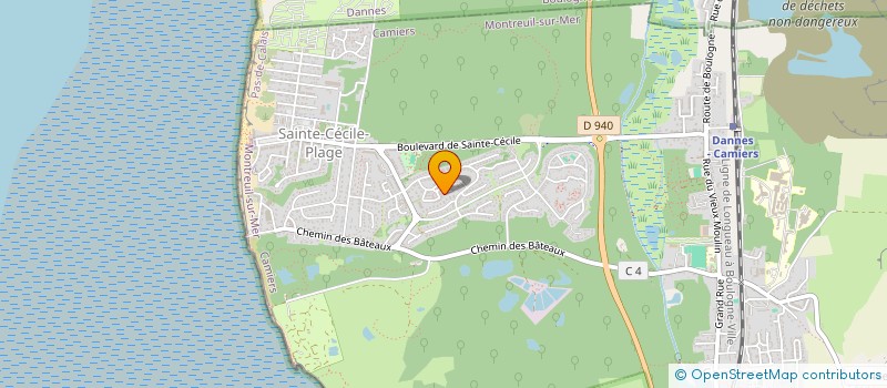 localisation de l'entreprise SCI MARGOT  CAMIERS