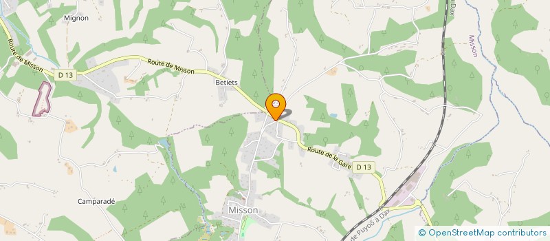 localisation de l'entreprise SCI MARGOTIA  MISSON