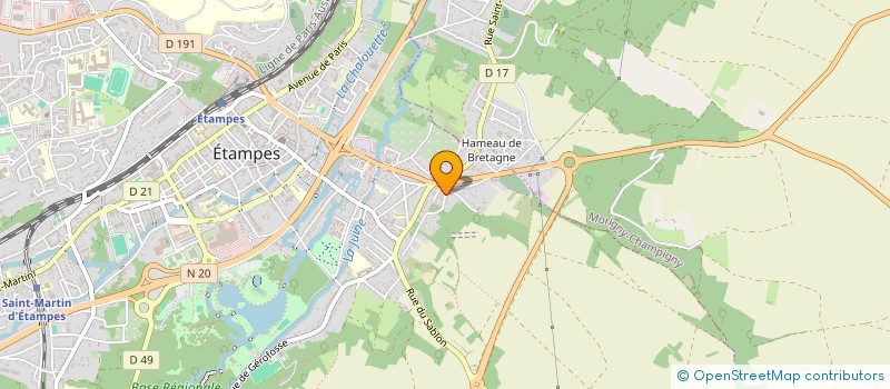 localisation de l'entreprise SCI MARGOTTE  ETAMPES