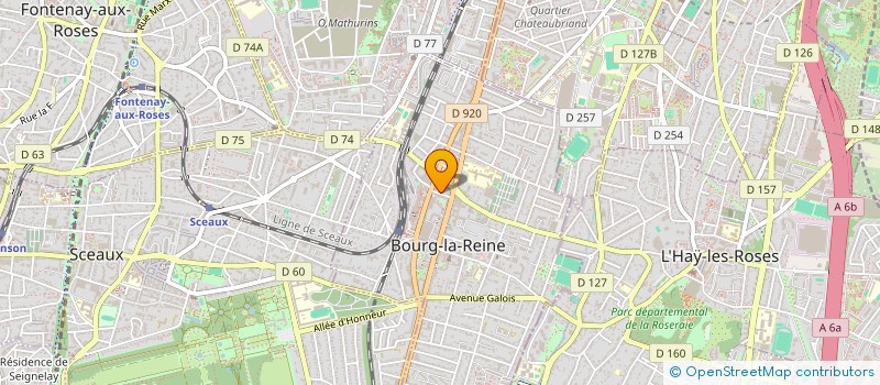 localisation de l'entreprise SCI MARGOTTIN BLR à BOURG-LA-REINE