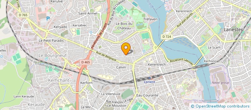 localisation de l'entreprise SCI MARGOUILLAT  LORIENT