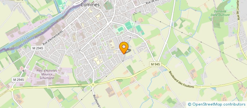 localisation de l'entreprise SCI MARGUERITE 23  COMINES