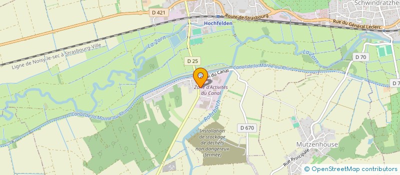 localisation de l'entreprise SCI MARGUERITE  HOCHFELDEN