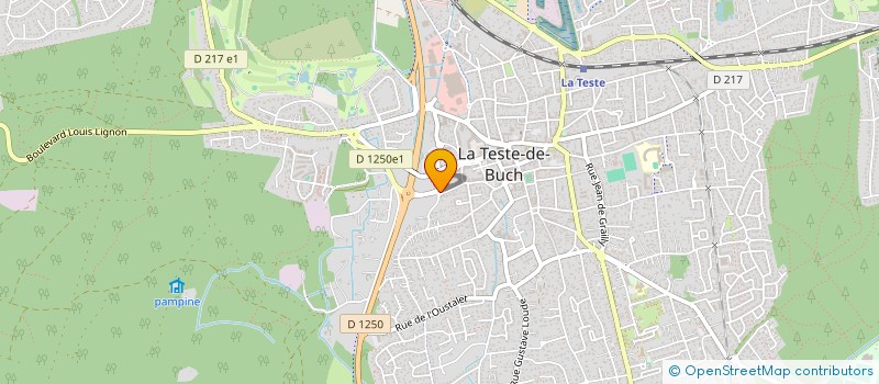 localisation de l'entreprise SCI MARGUERITE à LA TESTE-DE-BUCH
