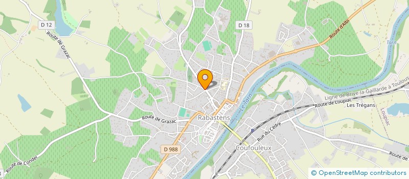 localisation de l'entreprise SCI MARGUERITE à RABASTENS