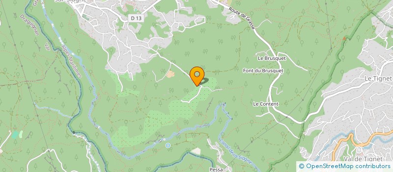 localisation de l'entreprise SCI MARGUERITE à SAINT-CEZAIRE-SUR-SIAGNE