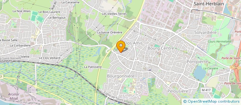 localisation de l'entreprise SCI MARGUERITE  SAINT-NAZAIRE