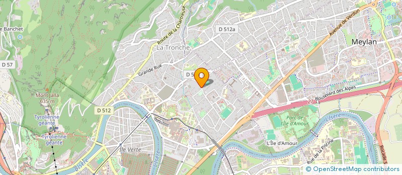 localisation de l'entreprise SCI MARGUERITE  LA TRONCHE