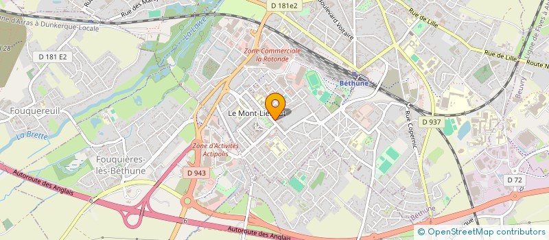 localisation de l'entreprise SCI MARGUERITE  BETHUNE