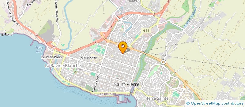 localisation de l'entreprise SCI MARGUERITE à SAINT-PIERRE