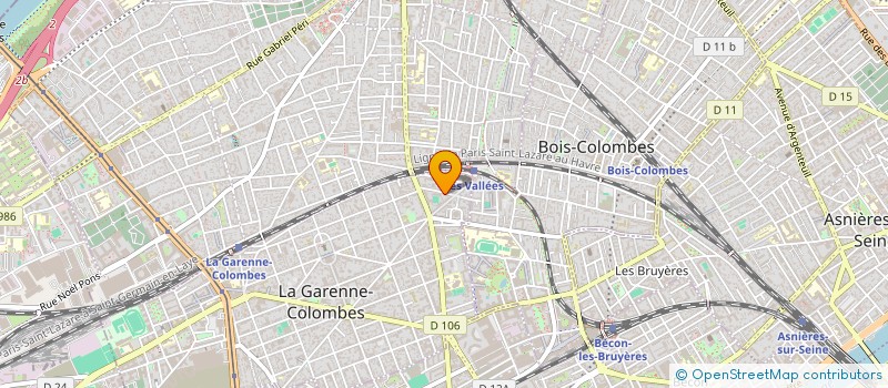 localisation de l'entreprise SCI MARGUERITE à LA GARENNE-COLOMBES