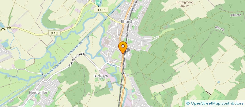 localisation de l'entreprise SCI MARGUERITE  ILLFURTH