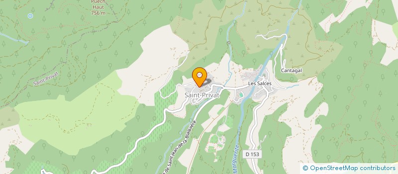 localisation de l'entreprise SCI MARGUERITE  SAINT-PRIVAT