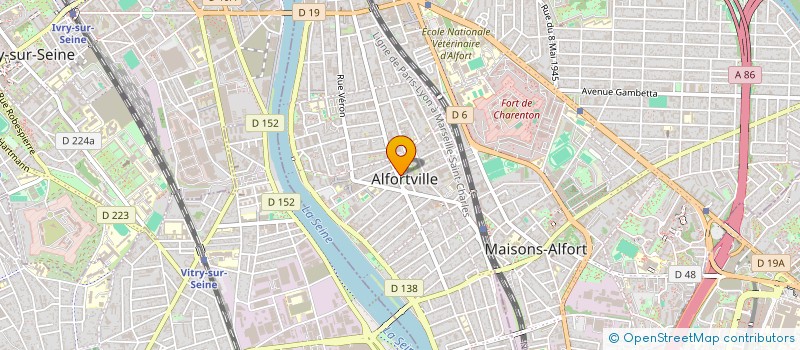 localisation de l'entreprise SCI MARGUERITE à ALFORTVILLE
