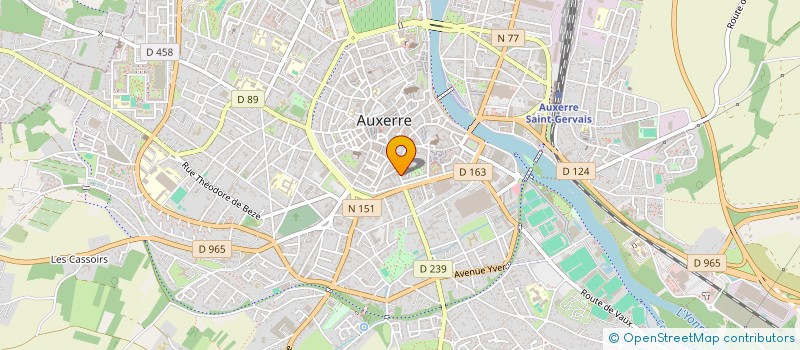 localisation de l'entreprise SCI MARGUERITE à AUXERRE