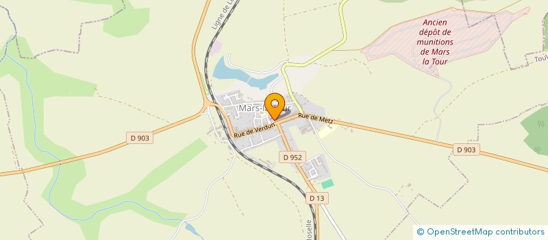 localisation de l'entreprise SCI MARGUERITE 49  MARS-LA-TOUR