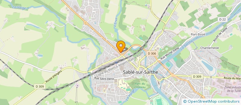 localisation de l'entreprise SCI MARGUERITE  SABLE-SUR-SARTHE