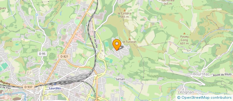 localisation de l'entreprise SCI MARGUERITE  LOURDES