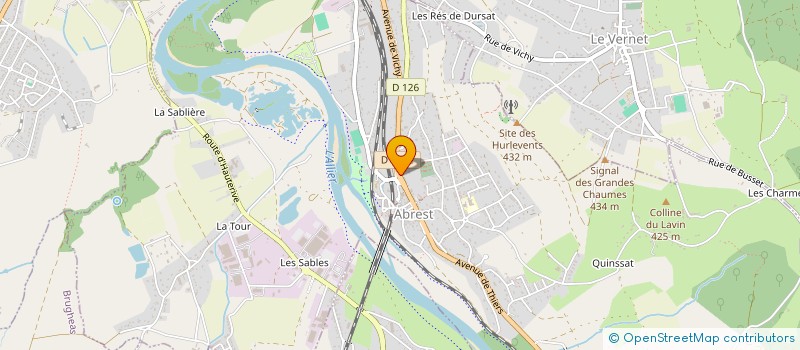 localisation de l'entreprise SCI MARGUERITE  ABREST