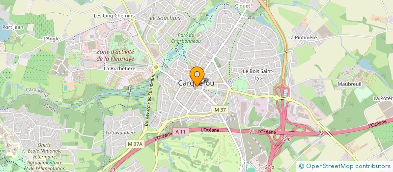 localisation de l'entreprise SCI MARGUERITE  CARQUEFOU