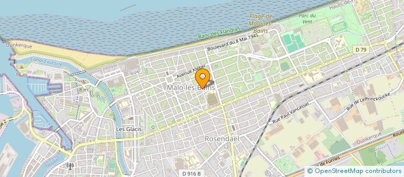 localisation de l'entreprise SCI MARGUERITE à DUNKERQUE