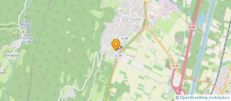 localisation de l'entreprise SCI MARGUERITE  LE TOUVET