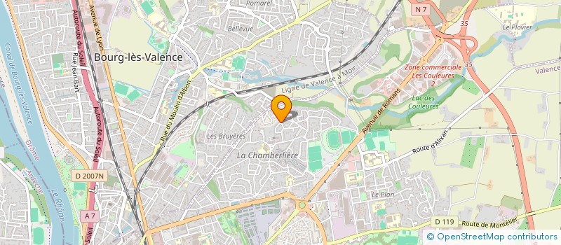 localisation de l'entreprise SCI MARGUERITE  LA BAUME-CORNILLANE