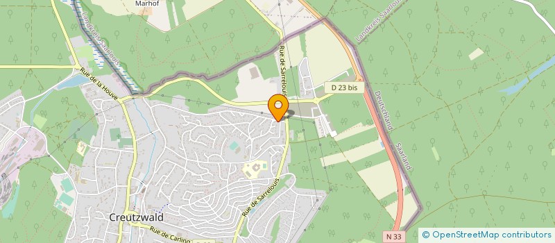 localisation de l'entreprise SCI MARGUERITE  CREUTZWALD