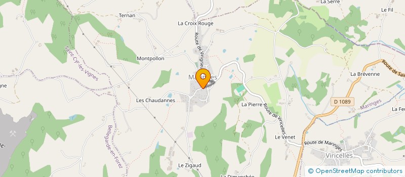 localisation de l'entreprise SCI MARGUERITE  MARINGES