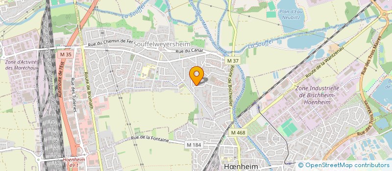 localisation de l'entreprise SCI MARGUERITE  SOUFFELWEYERSHEIM