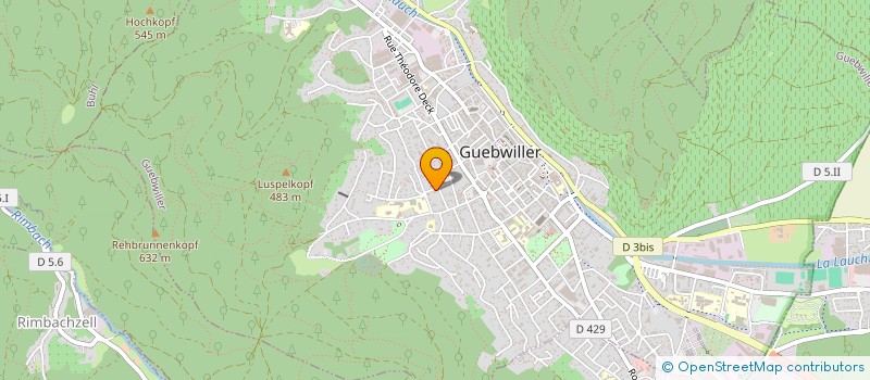 localisation de l'entreprise SCI MARGUERITE  GUEBWILLER