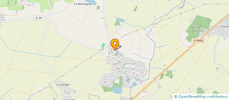 localisation de l'entreprise SCI MARGUERITE  SAINT-GERMAIN-DE-PRINCAY