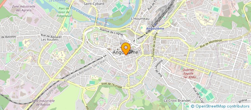 localisation de l'entreprise SCI MARGUERITE à ANGOULEME