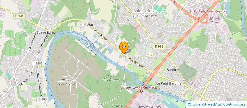 localisation de l'entreprise SCI MARGUERITE  SAINT-YRIEIX-SUR-CHARENTE