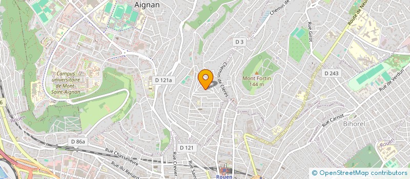 localisation de l'entreprise SCI MARGUERITE à MONT-SAINT-AIGNAN