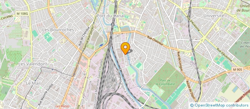 localisation de l'entreprise SCI MARGUERITE ANTUSZEWICZ à DIJON