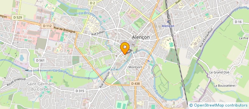 localisation de l'entreprise SCI MARGUERITE DE LORRAINE à ALENCON
