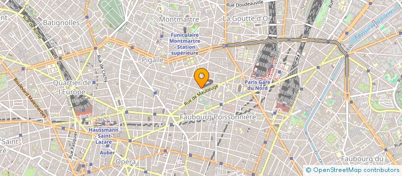 localisation de l'entreprise SCI MARGUERITE DE ROCHECHOUART  PARIS