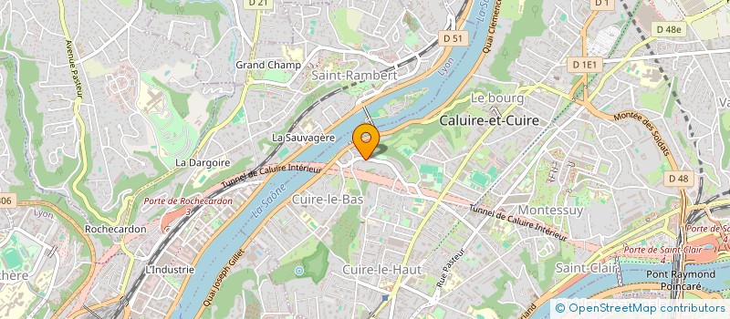 localisation de l'entreprise SCI MARGUERITE GIRIER  CALUIRE-ET-CUIRE