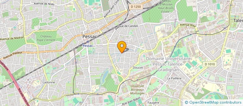 localisation de l'entreprise SCI MARGUERITE MAGNOLIAS  PESSAC