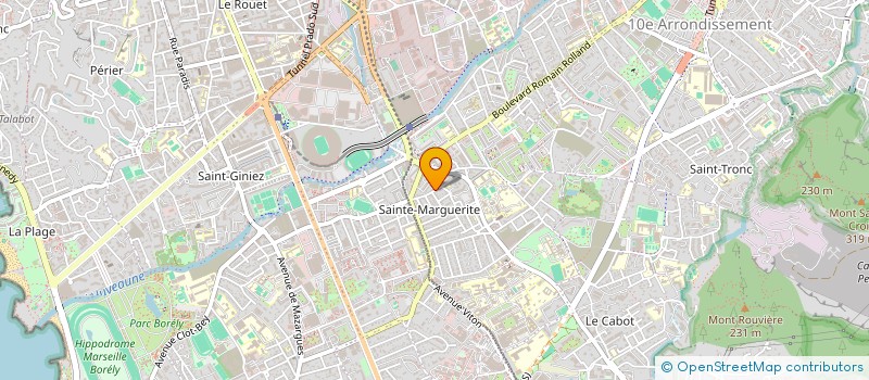 localisation de l'entreprise SCI MARGUERITES à MARSEILLE 9EME