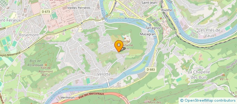 localisation de l'entreprise SCI MARGUET DURUPT  BESANCON