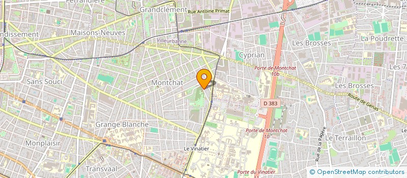 localisation de l'entreprise SCI MARGUIAD  LYON