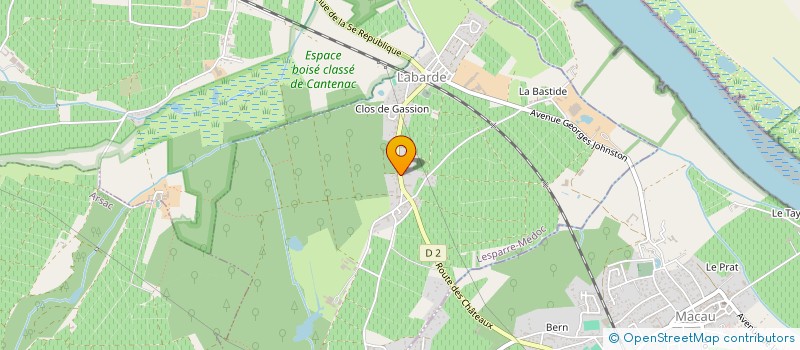 localisation de l'entreprise SCI MARGUILISE  LABARDE