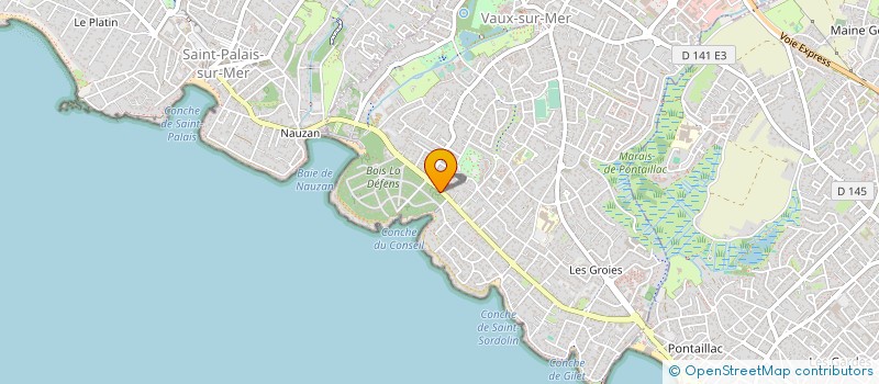 localisation de l'entreprise SCI MARGUY  VAUX-SUR-MER